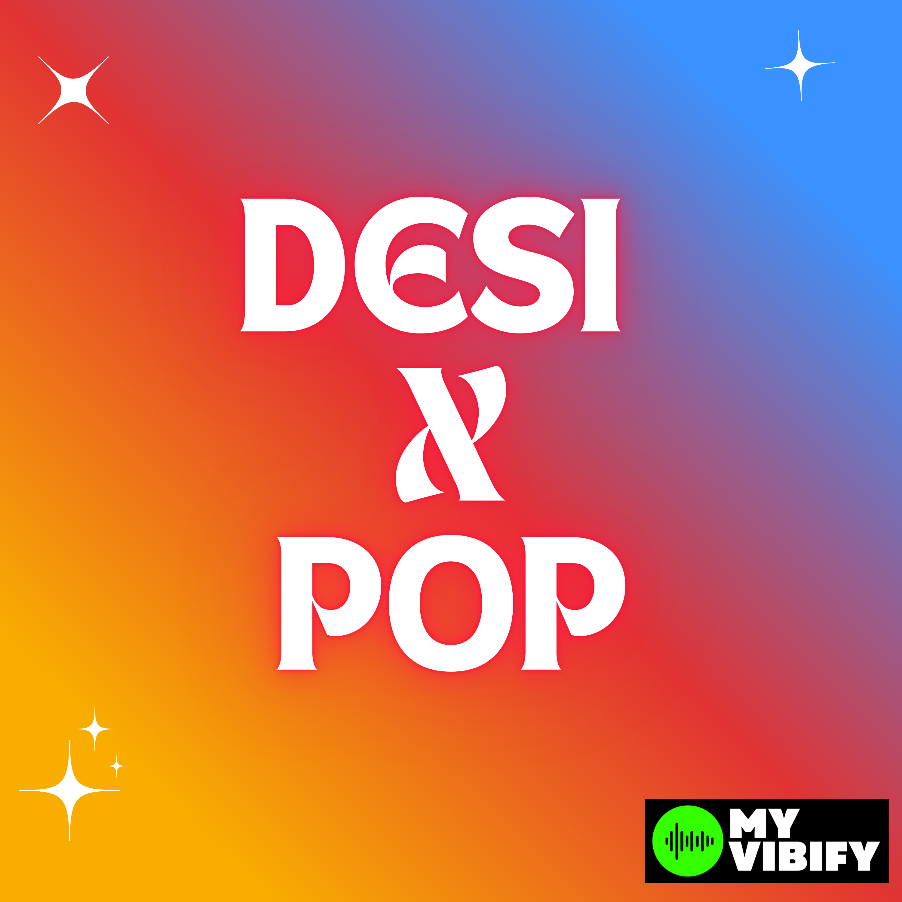 Ambient music playlist cover with ethereal clouds and peaceful landscape