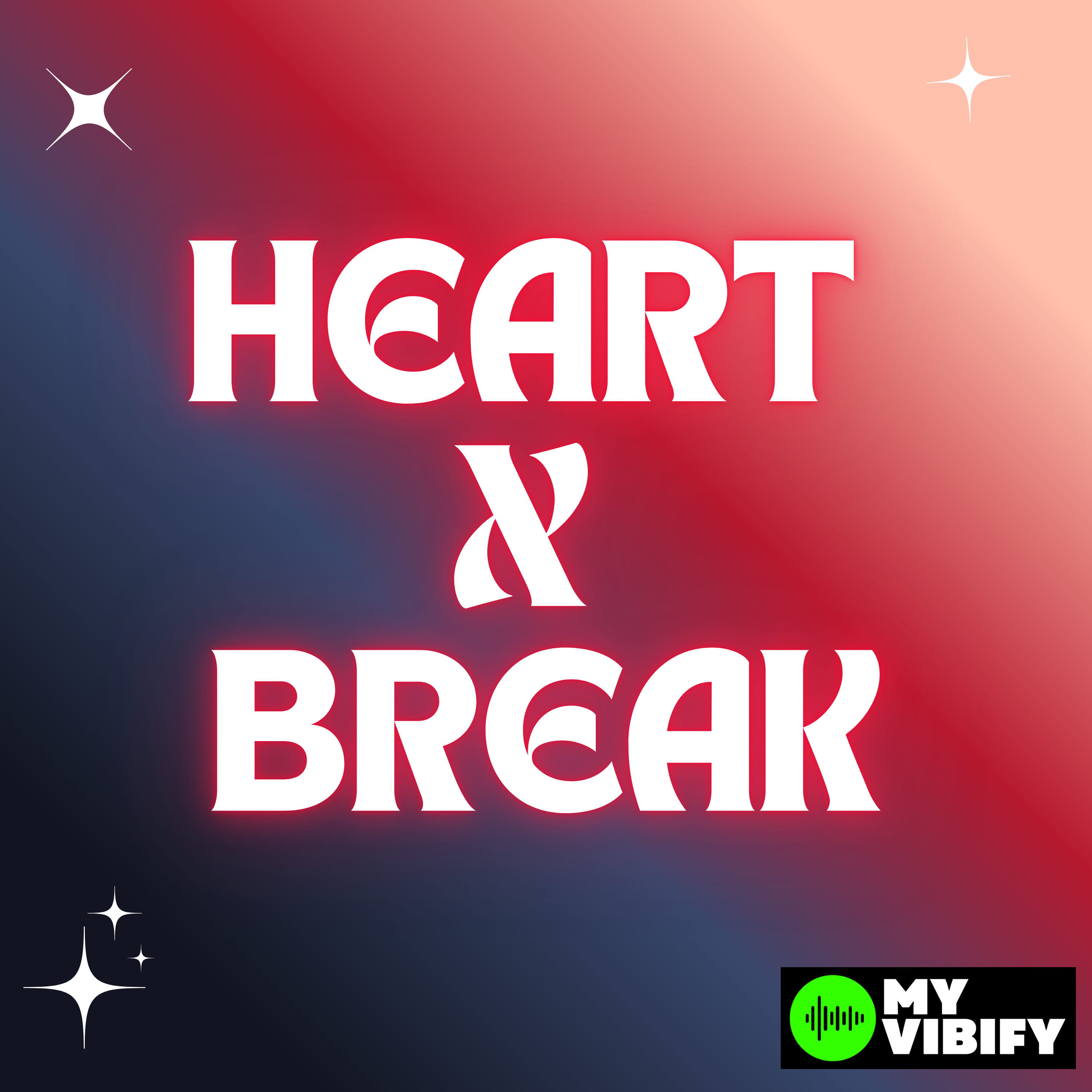 Classic rock playlist cover with vintage vinyl records and retro aesthetic