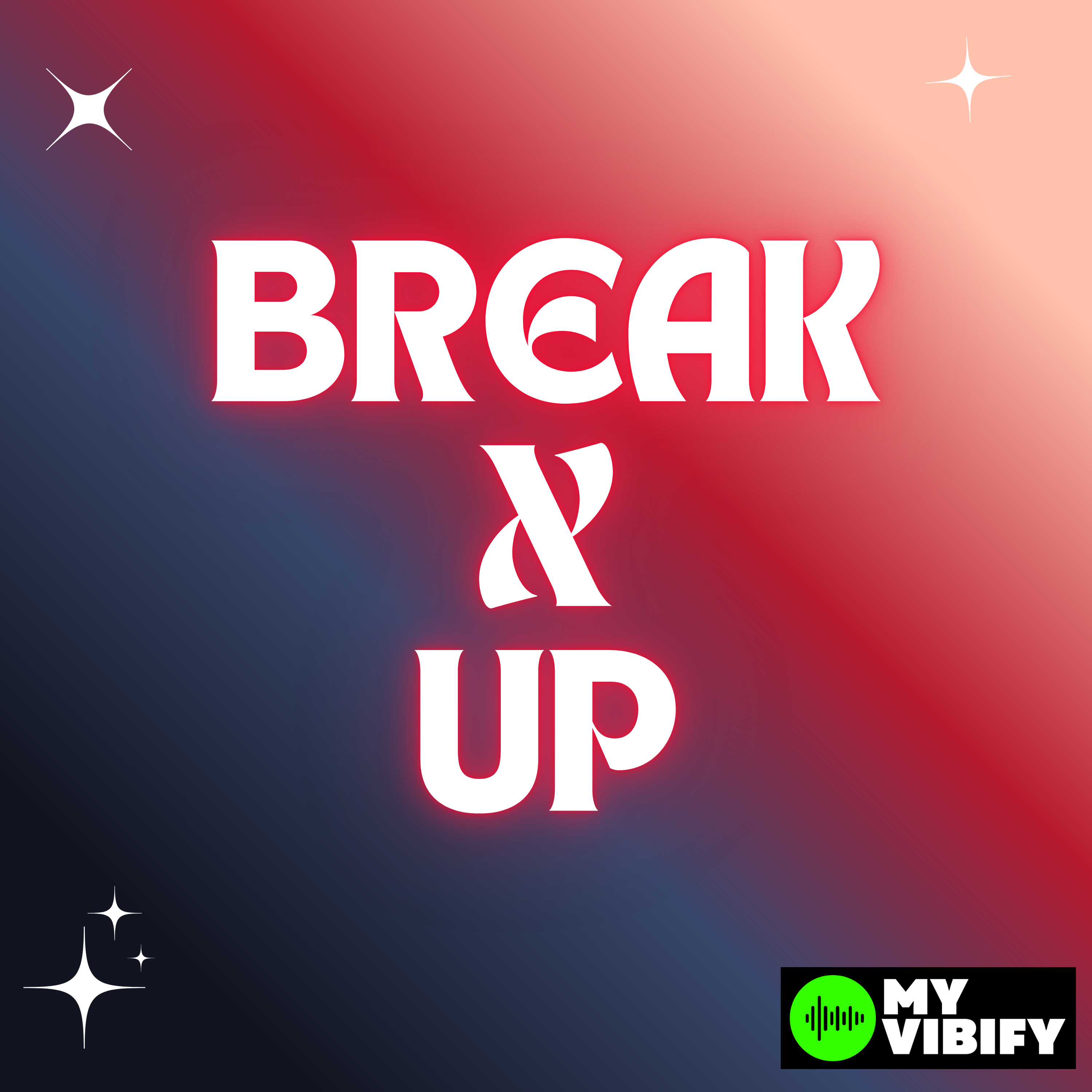 Classic rock playlist cover with vintage vinyl records and retro aesthetic