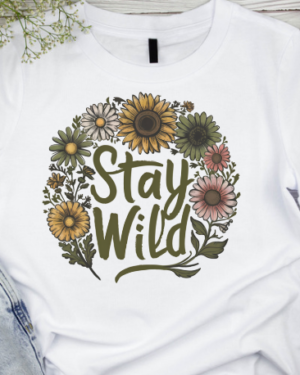 stay wild t shirts