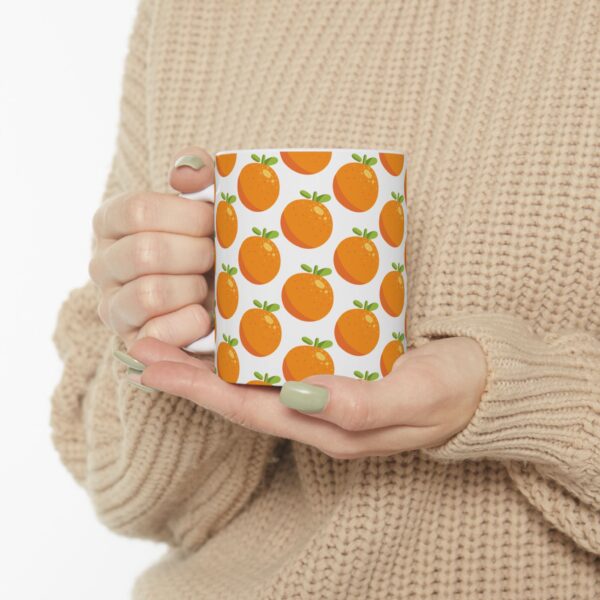 Mandarine Ceramic Mug, (11oz, 15oz) - Image 11