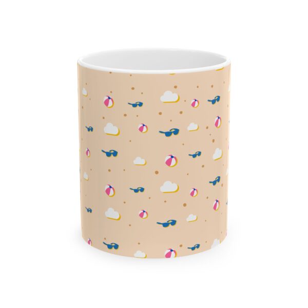 beach theme Ceramic Mug, (11oz, 15oz) - Image 2