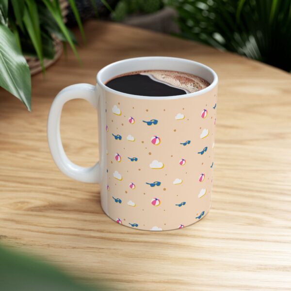 beach theme Ceramic Mug, (11oz, 15oz) - Image 9