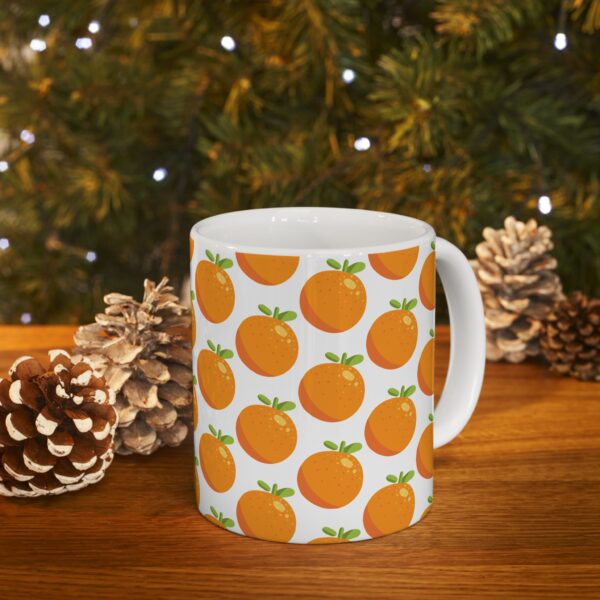 Mandarine Ceramic Mug, (11oz, 15oz) - Image 10