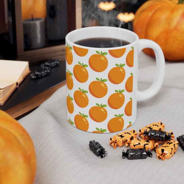 Mandarine Ceramic Mug, (11oz, 15oz) - Image 7