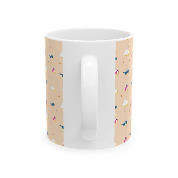 beach theme Ceramic Mug, (11oz, 15oz) - Image 3