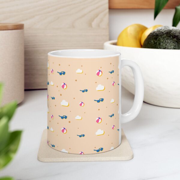 beach theme Ceramic Mug, (11oz, 15oz)