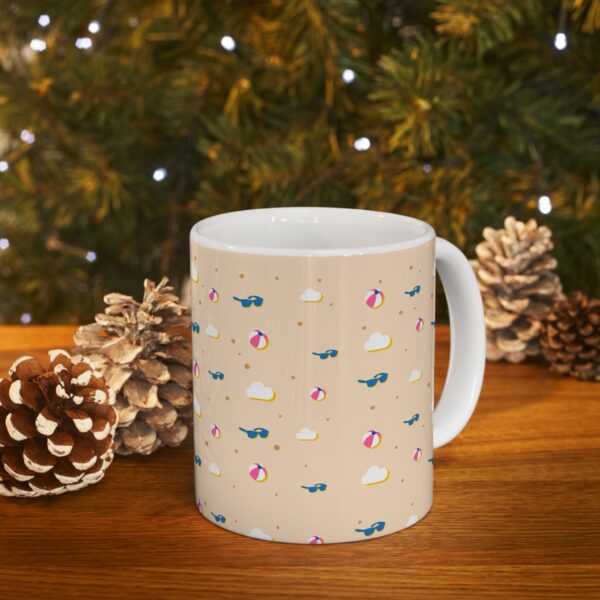 beach theme Ceramic Mug, (11oz, 15oz) - Image 10