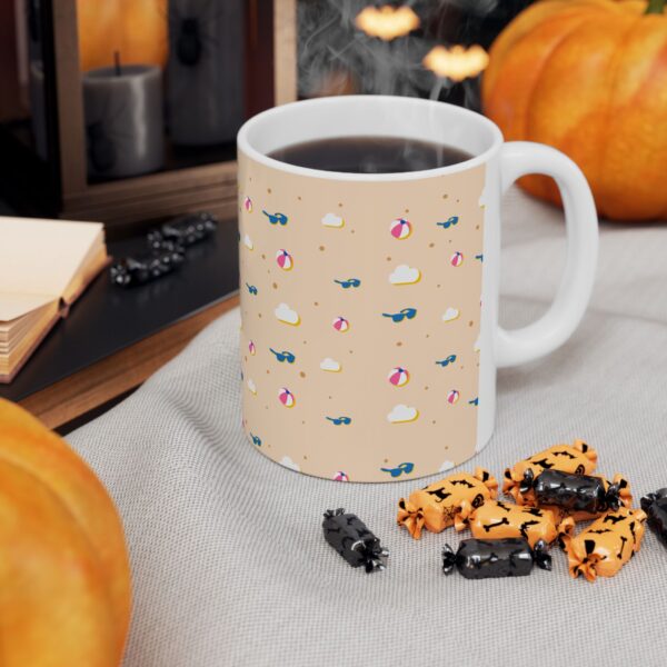 beach theme Ceramic Mug, (11oz, 15oz) - Image 8