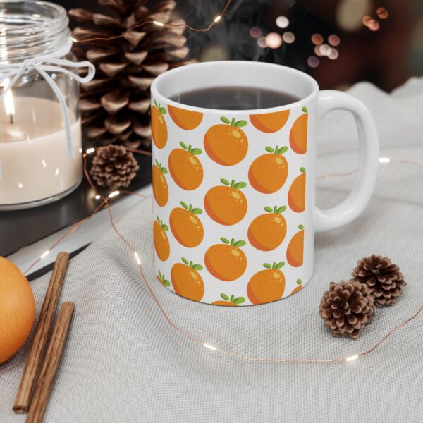 Mandarine Ceramic Mug, (11oz, 15oz)